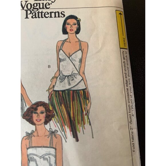 Vogue Misses Top Sewing Pattern 9764 Sz 12 - Uncut - Picture 3 of 10